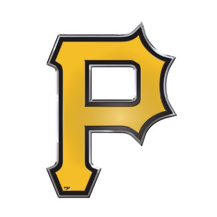 Pittsburgh Pirates Aluminum Embossed Baseball Logo Emblem