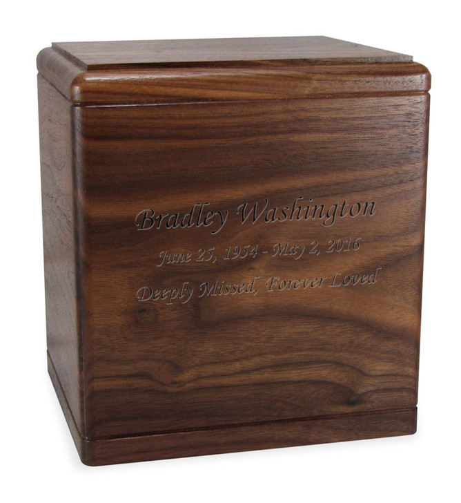 President's Walnut Wood Cremation Urn