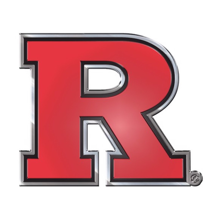 Rutgers Aluminum Embossed NCAA College Logo Emblem