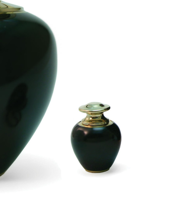 Satori Onyx Brass Keepsake Cremation Urn