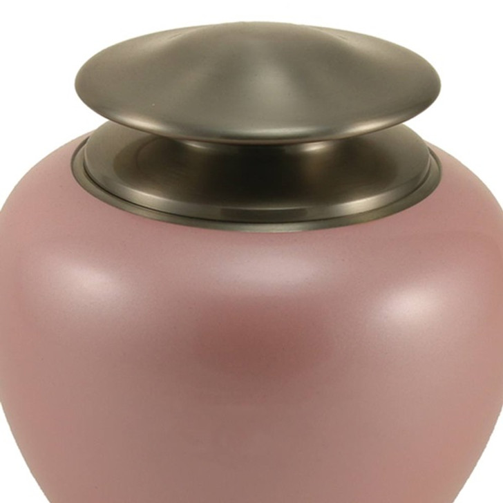 Satori Pink Pearl Brass Cremation Urn