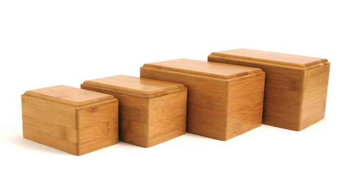 Small Renewable Bamboo Pet Cremation Urn