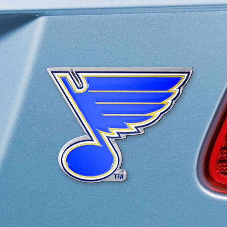 St Louis Blues Aluminum Embossed Hockey Logo Emblem