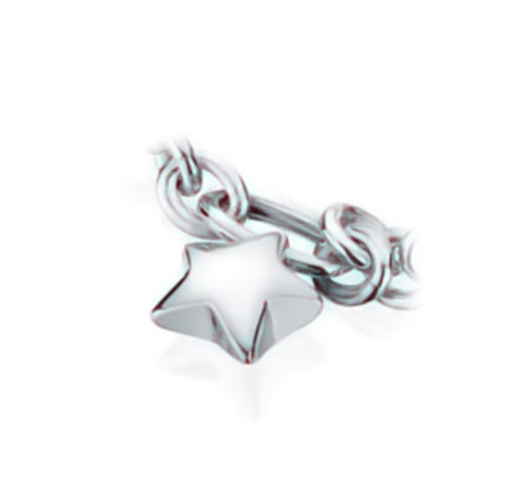 Star Charm Sterling Silver Cremation Jewelry