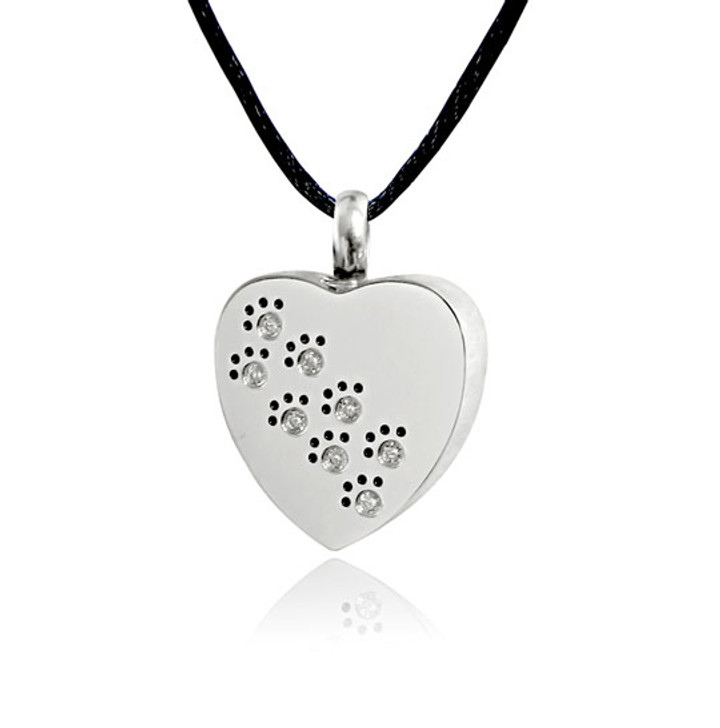 Amazon.com: ONEFINITY Paw Print Necklace Sterling Silver Dog Cat Paw  Necklace Pet Cat Dog Paw Heart Pendant Jewelry for Women Girls Gifts : Pet  Supplies