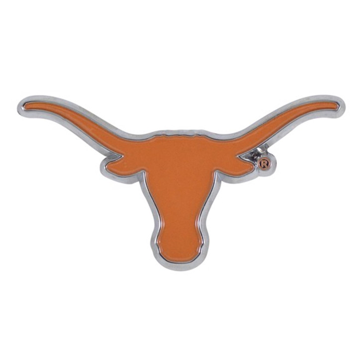 Texas Aluminum Embossed NCAA College Logo Emblem