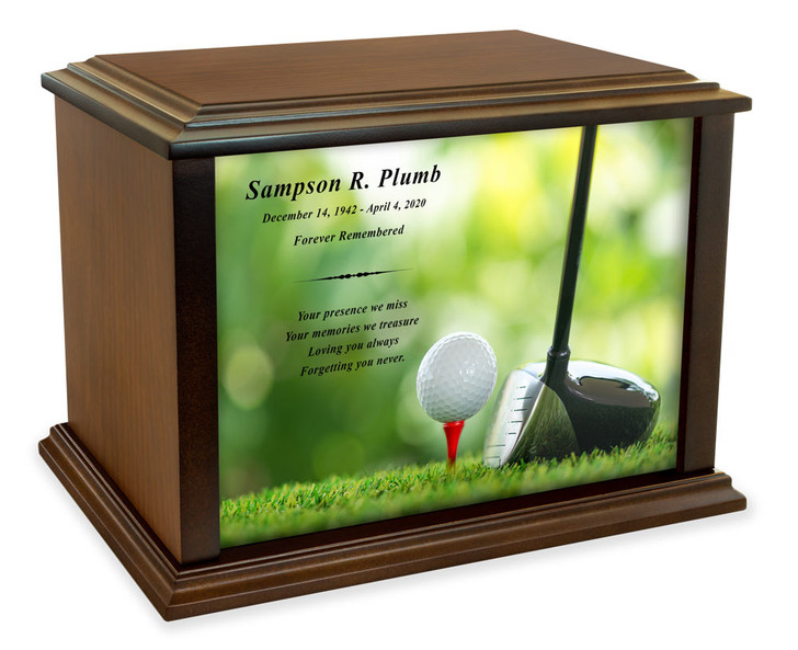 The Drive Eternal Reflections Wood Cremation Urn - 4 Sizes