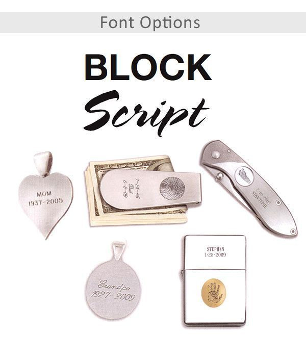 Thumbies 3D Fingerprint Gold Keepsake Standard Charm