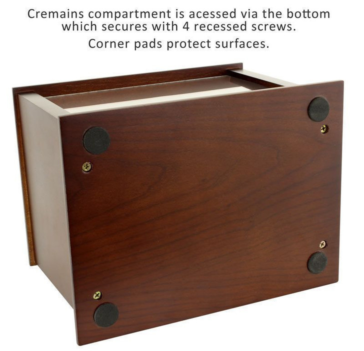 True Companion Dog Photo Wood Pet Cremation Urn
