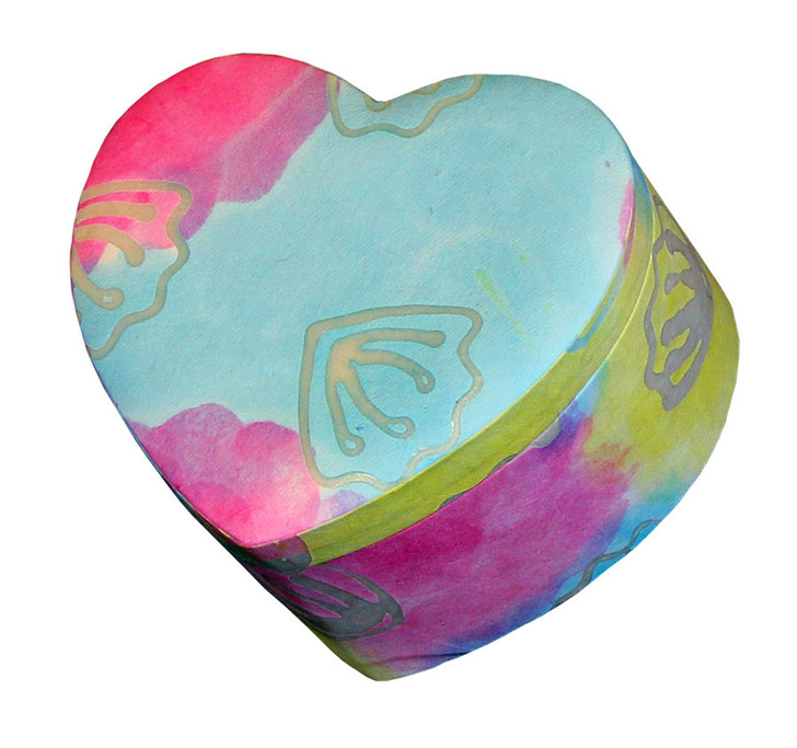 Unity Pastel Heart Biodegradable Medium Cremation Urn