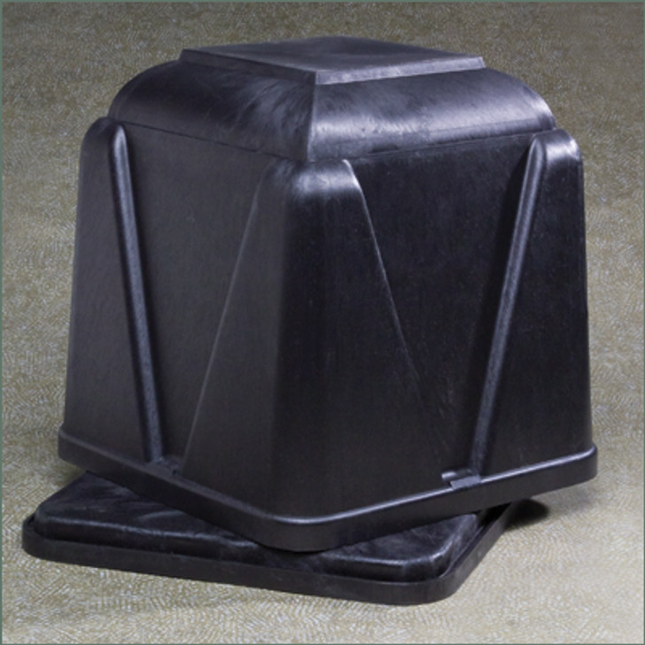 Vantage Standard Urn Burial Vault 18 Inch - Black or White