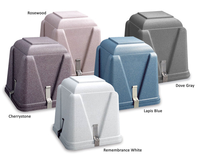 Vantage Duoseal Paramount Urn Burial Vault 18 Inch - 5 Color Choices