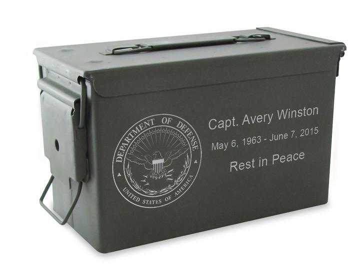 Veteran M2A1 Ammo Can Cremation Urn