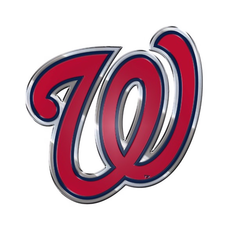 Washington Nationals Aluminum Embossed Baseball Logo Emblem