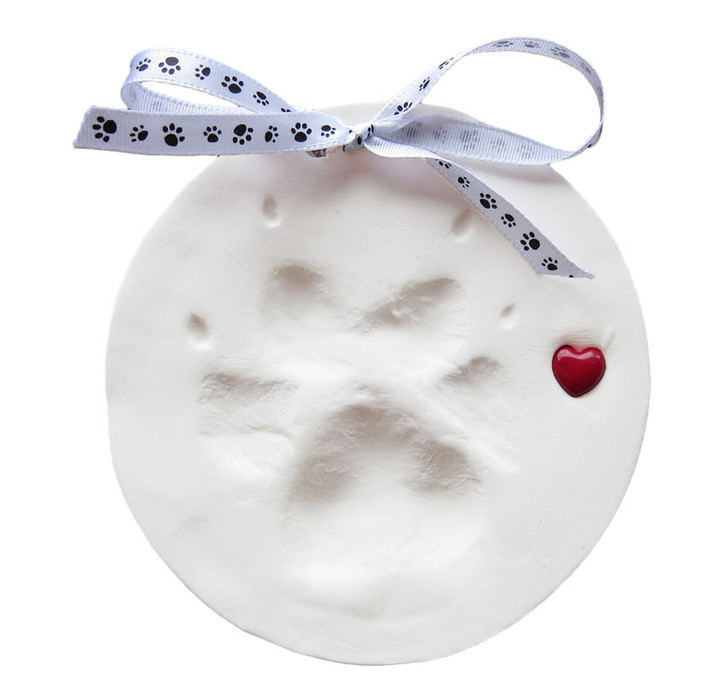 White Capture The Love Soft Clay Paw Print Kit for Pets