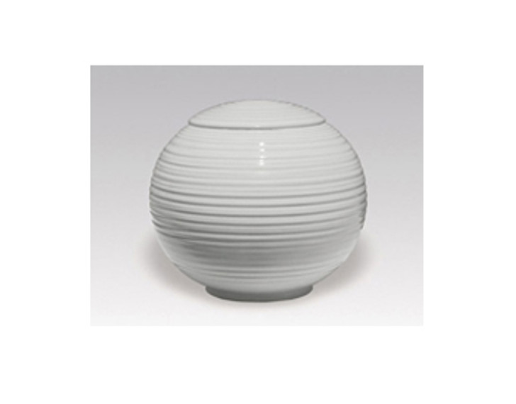 White Gloss Sfera Porcelain Keepsake Cremation Urn