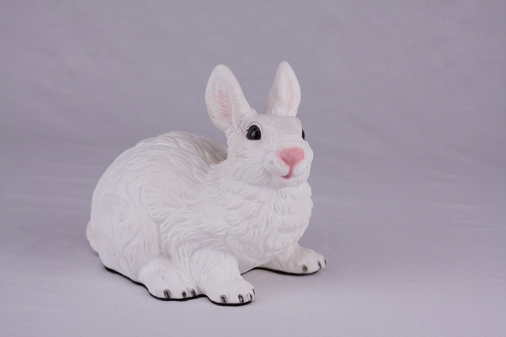 White Rabbit Hollow Figurine Urn - 2714