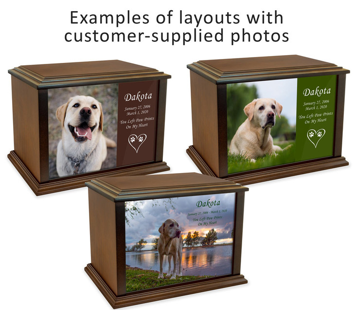 German Shorthaired Pointer True Companion Dog Photo Pet Cremation Urn