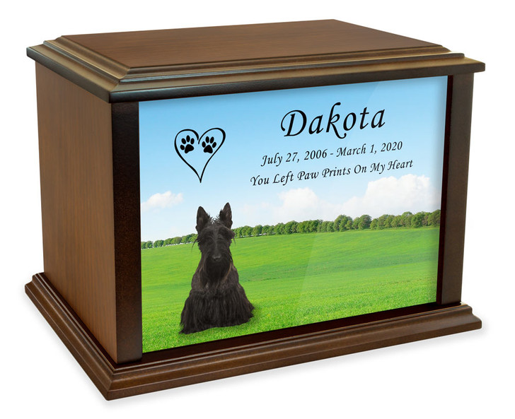 Scottish Terrier True Companion Dog Photo Pet Cremation Urn