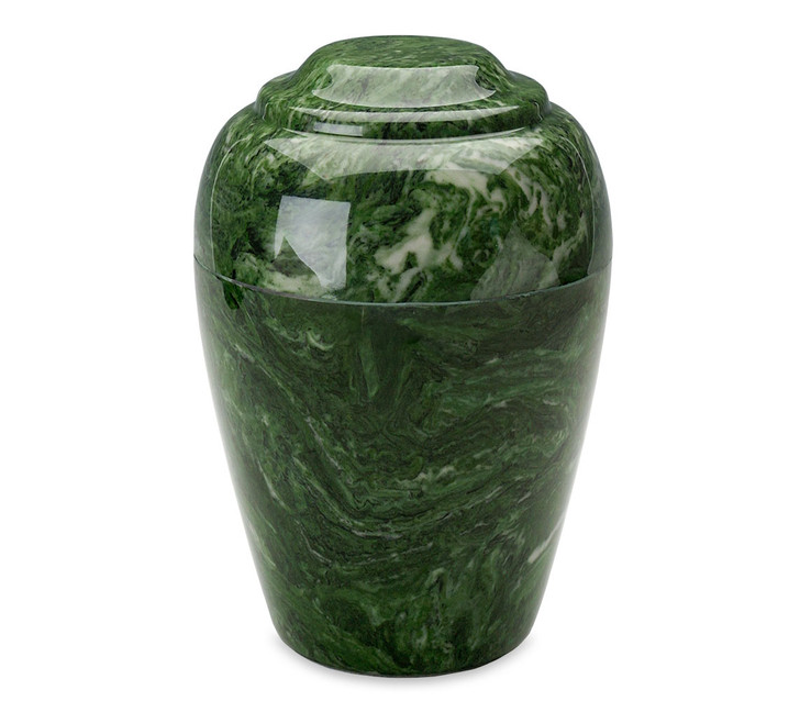 Emerald Grecian Cremation Urn - Engravable