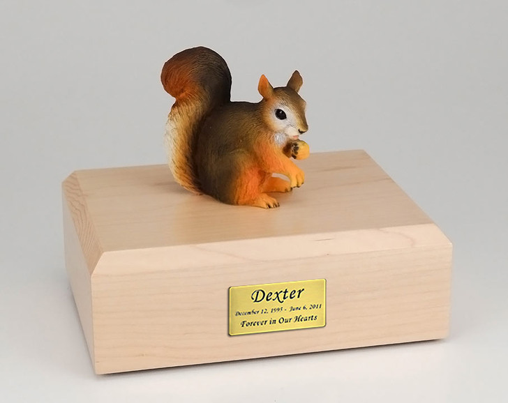 Red Squirrel Cremation Urn