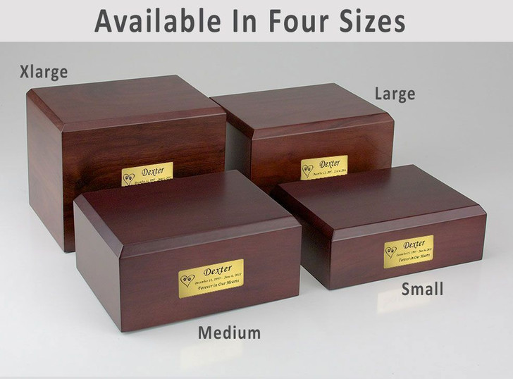 Black Schnauzer Dog Urn - 841