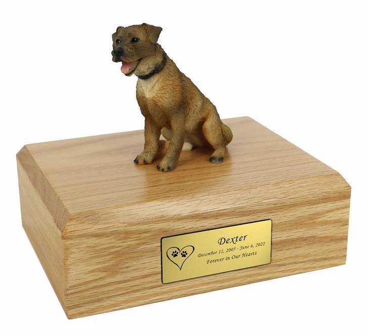 Border Terrier Dog Urn - 023