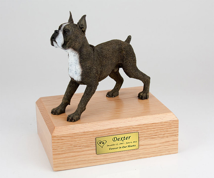 Brindle Boxer Dog Urn - 1533