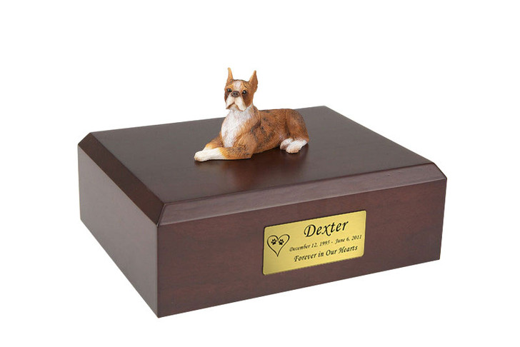 Brindle Boxer Dog Urn - 4003