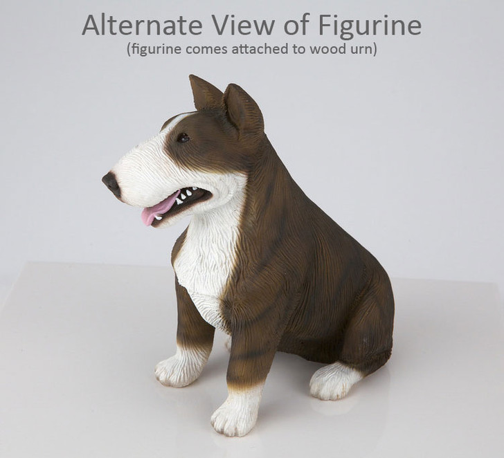 Brindle Bull Terrier Dog Urn - 1139