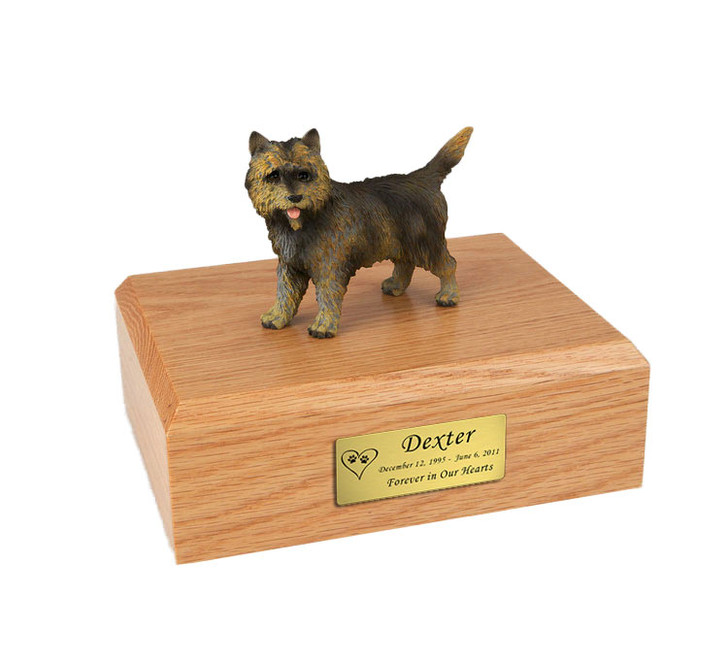 Brindle Cairn Terrier Dog Urn - 575