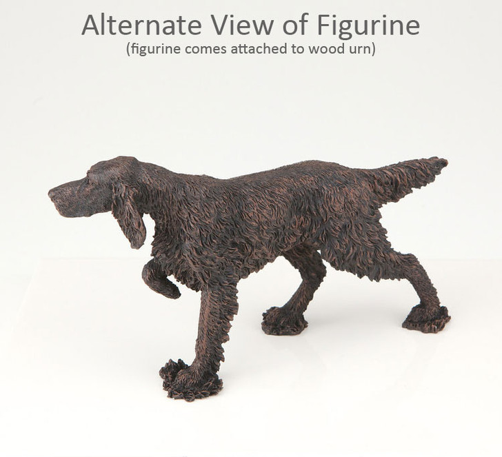 Bronze English Setter Dog Urn - 429