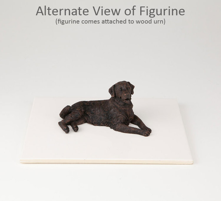 Bronze Golden Retriever Dog Urn - 432