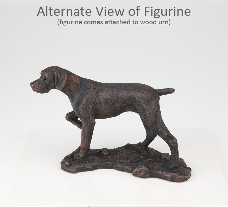 Bronze Pointer Dog Urn - 447