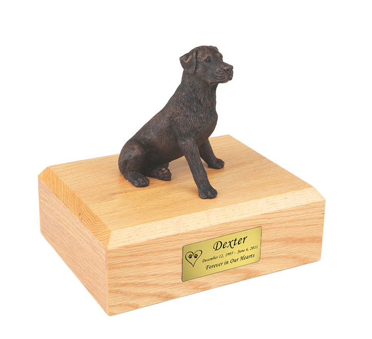 Bronze Rottweiler Dog Figurine Pet Cremation Urn - 452