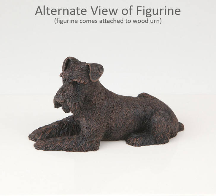 Bronze Schnauzer Dog Urn - 456