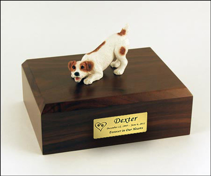 Brown Jack Russell Terrier Dog Urn - 338