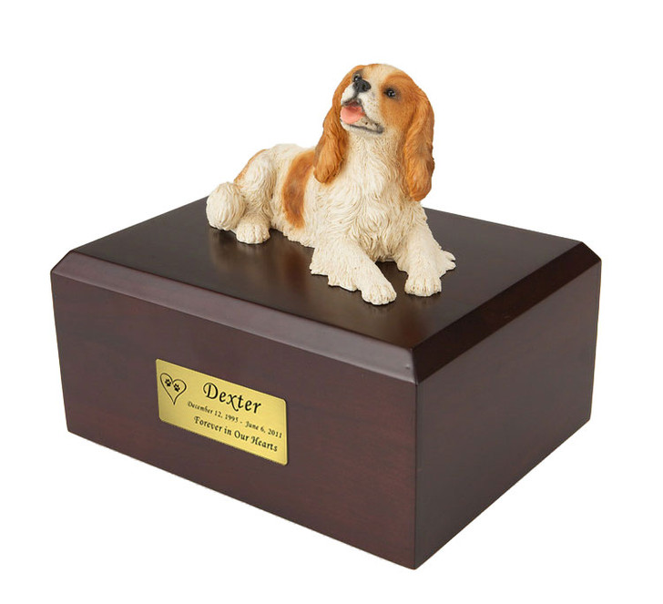 Brown King Charles Spaniel Dog Urn - 135