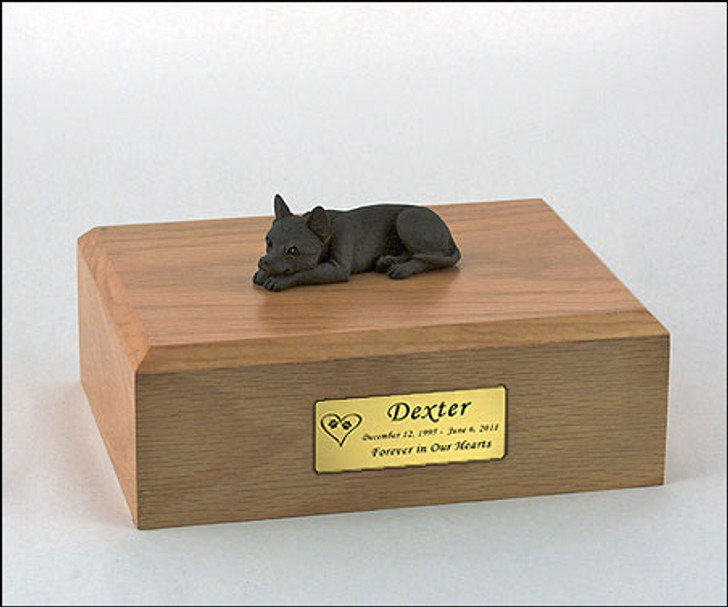 Chocolate Chihuahua Dog Figurine Pet Cremation Urn - 1832