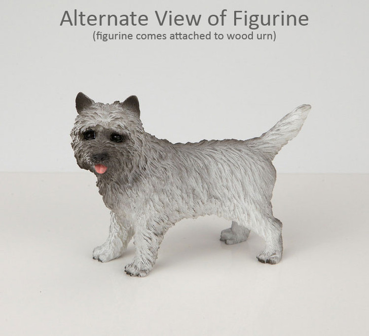 Gray Cairn Terrier Dog Urn - 578