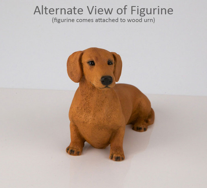 Red Brown Dachshund Dog Urn - 075