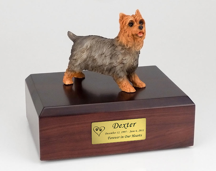 Yorkshire Terrier Dog Figurine Pet Cremation Urn - 352