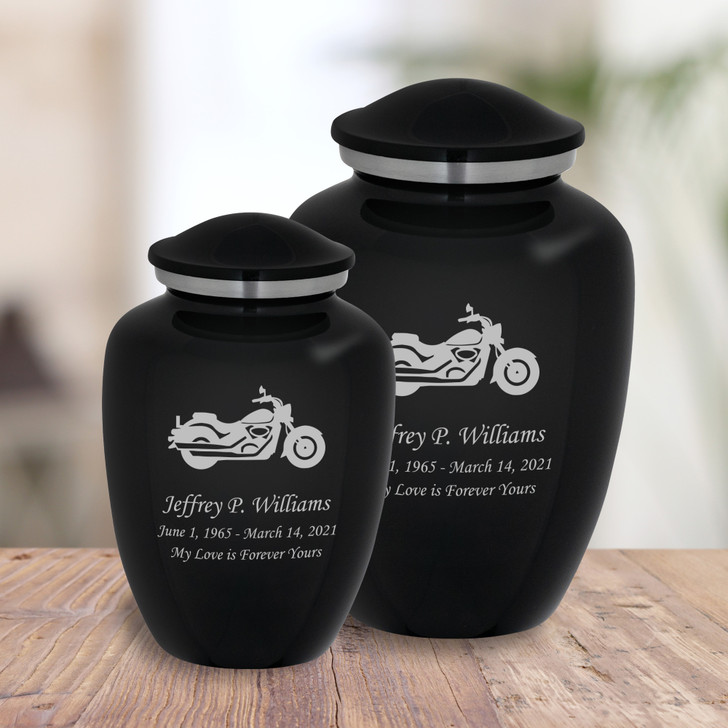 Motorcycle Cremation Urn