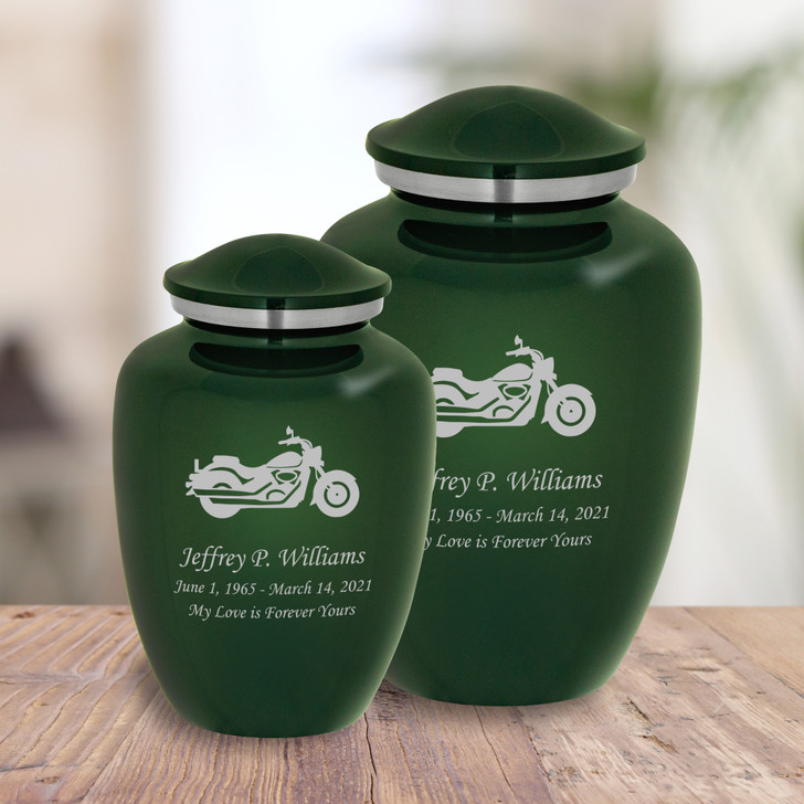 Motorcycle Cremation Urn