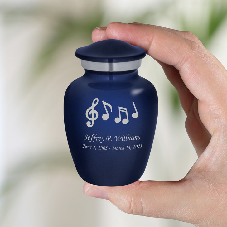 Music Notes Cremation Urn