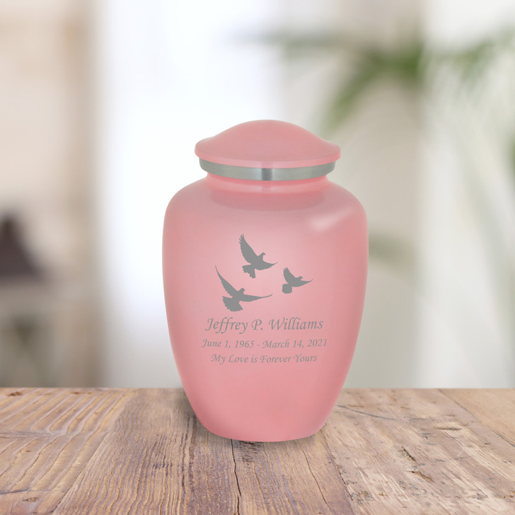 Flying Doves Cremation Urn