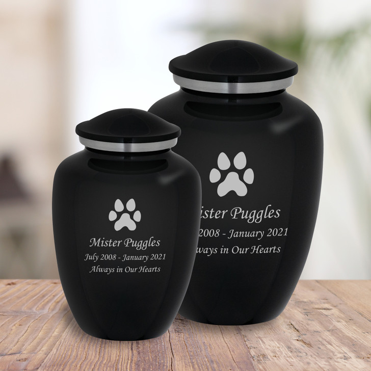 Dog Paw Pet Cremation Urn