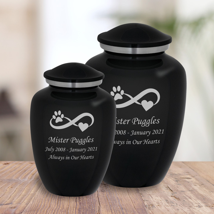 Infinity Paw Pet Cremation Urn