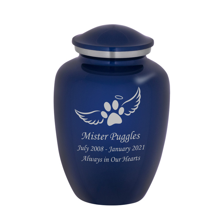 Paw Angel Wings Pet Cremation Urn