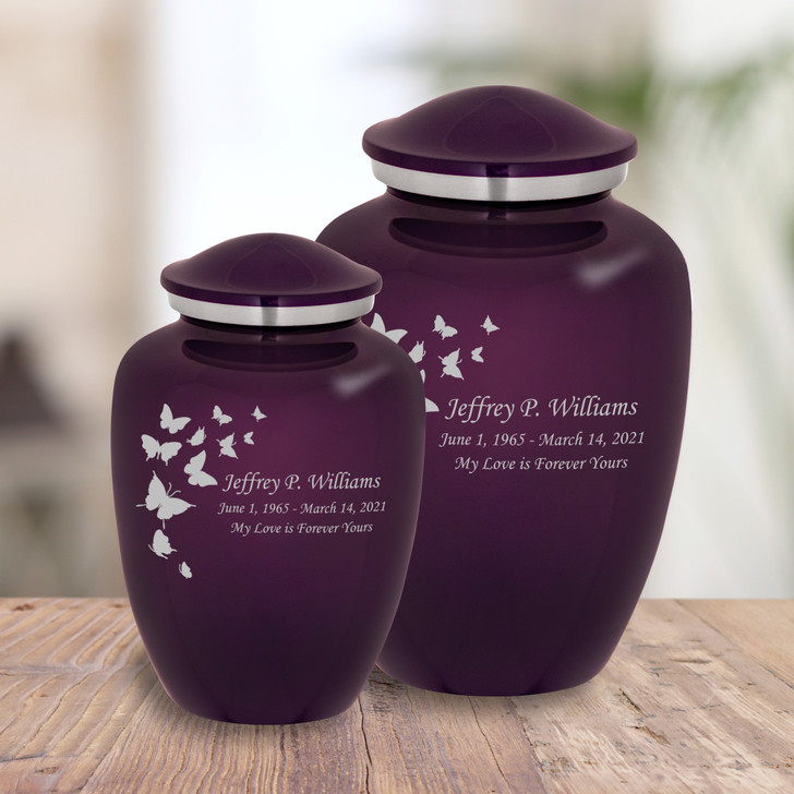 Butterflies Cremation Urn